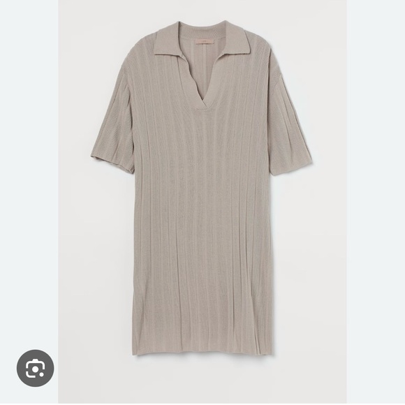 H&M ribbed polo dress size S - Picture 1 of 6